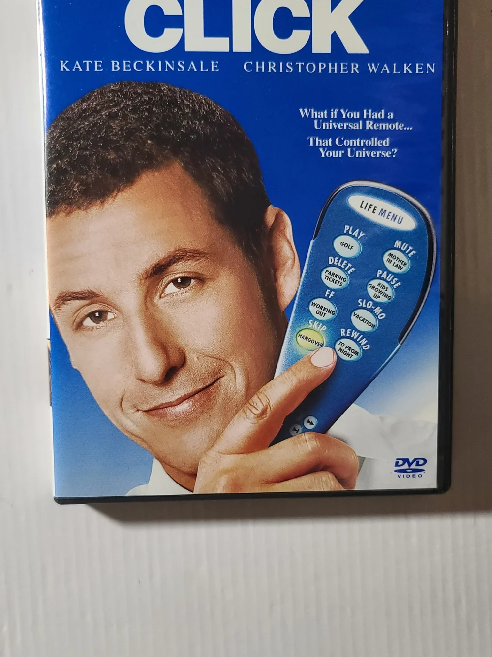 Click DVD Movie - Blue Cover Featuring Adam Sandler